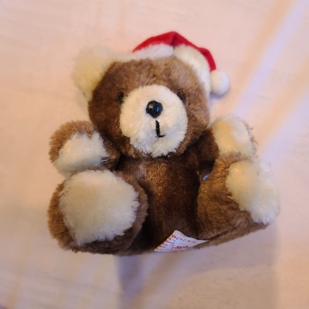 Vintage Small Christmas Russ Teddy Bear